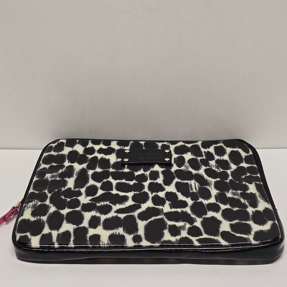 Kate Spade Tablet Case Cream Black Leopard Animal Print - Picture 6 of 10